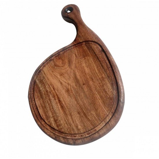 TABUA PARA CORTE E SERVIR CHURRASCO E ALIMENTOS DE MADEIRA RUSTICA