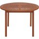 MESA DE MADEIRA JATOBA REDONDA FITT ECO BLINDAGE 4 LUGARES TRAMONTINA
