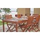 MESA DE MADEIRA JATOBA RETANGULAR FITT ECO BLINDAGE 1540X860X750 TRAMONTINA
