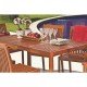 MESA DE MADEIRA JATOBA RETANGULAR FITT ECO BLINDAGE 1540X860X750 TRAMONTINA