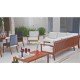MESA DE CENTRO DE MADEIRA JATOBA RETANGULAR TERRAZZO FITT ENVERNIZADO 1070X650X380MM TRAMONTINA