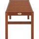 BANCO DE MADEIRA JATOBA SEM ENCOSTO 3 LUGARES TERRAZZO FITT ENVERNIZADO ECO BLINDAGE TRAMONTINA