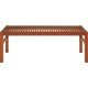 BANCO DE MADEIRA JATOBA SEM ENCOSTO 3 LUGARES TERRAZZO FITT ENVERNIZADO ECO BLINDAGE TRAMONTINA