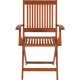 POLTRONA DOBRAVEL DE MADEIRA JATOBA TERRAZZO FITT ECO BLINDAGE TRAMONTINA