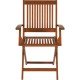 POLTRONA DOBRAVEL DE MADEIRA JATOBA TERRAZZO FITT ECO BLINDAGE TRAMONTINA