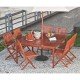 POLTRONA DOBRAVEL DE MADEIRA JATOBA TERRAZZO FITT ECO BLINDAGE TRAMONTINA