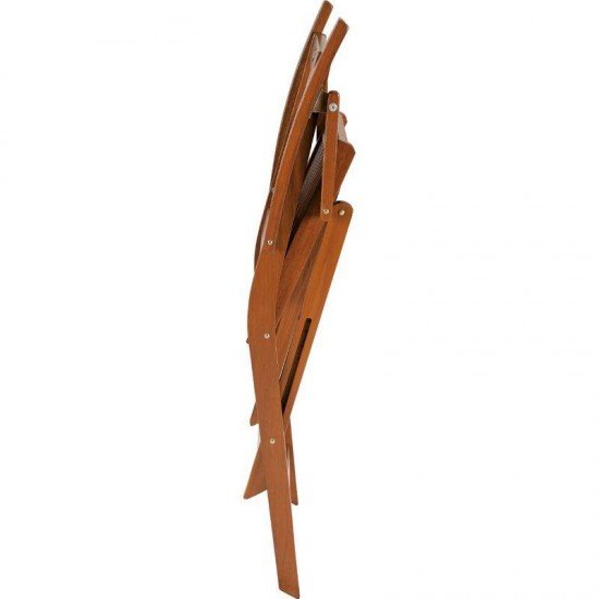 POLTRONA DOBRAVEL DE MADEIRA JATOBA TERRAZZO FITT ECO BLINDAGE TRAMONTINA