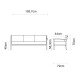 SOFA 3 LUGARES DIREITO JATOBA ECO BLINDAGE