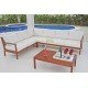 SOFA 3 LUGARES COM BRACOS C MADEIRA JATOBA E ESTOFADO ACQUA BLOCK TRAMONTINA