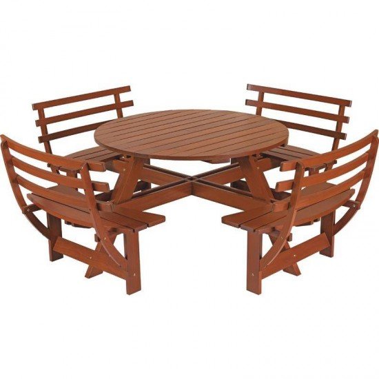 MESA PICNIC GARDEN COM ENCOSTO TRAMONTINA