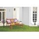 BANCO COM ENCOSTO 4 LUGARES MADEIRA JATOBA NATURAL  FITT TRAMONTINA
