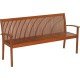 BANCO COM ENCOSTO DE MADEIRA JATOBA 4 LUGARES TERRAZZO FITT ENVERNIZADO TRAMONTINA