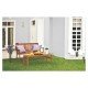 BANCO COM ENCOSTO DE MADEIRA JATOBA 4 LUGARES TERRAZZO FITT ENVERNIZADO TRAMONTINA
