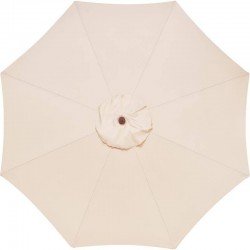 OMBRELONE COM ARMACAO EM MADEIRA E COBERTURA EM POLYESTER BEGE 3,5M