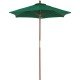 OMBRELONE COM ARMACAO EM MADEIRA E COBERTURA EM POLYESTER VERDE 1,8M