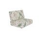 CONJUNTO ESTOFADO POLTRONA BOTANICAL BEGE