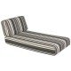 CONJUNTO ESTOFADO CHAISE DUNA ILLIMANI PRETO