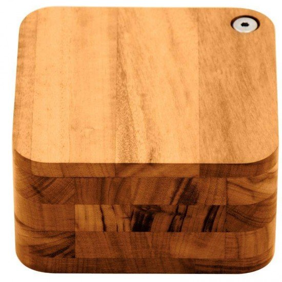 SALEIRO DE MADEIRA MUIRACATIARA RETANGULAR CHURRASCO ENVERNIZADO TRAMONTINA