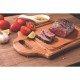 TABUA DE MADEIRA MUIRACATIARA RETN COM ALCA P CORTAR E SERVIR CHURRASCO ENVERNIZADA TRAMONTINA