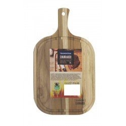 TABUA RETANGULAR DE MADEIRA COM CABO 40X23CM TRAMONTINA