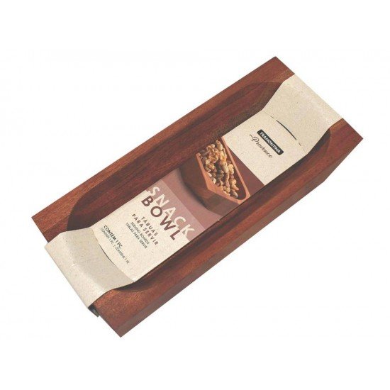 TABUA DE MADEIRA MOGNO AFRICANO RETANGULAR PARA SERVIR LANCHES ENVERNIZADO OLEO 350MM TRAMONTINA