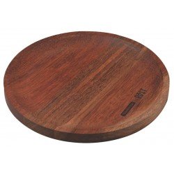 PRATO TRAMONTINA ROST PARA SERVIR EM MADEIRA JATOBÁ MESCLADA COM ACABAMENTO ÓLEO 25 CM