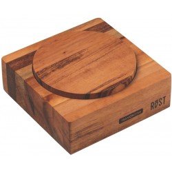 FARINHEIRA TRAMONTINA ROST EM MADEIRA JATOBÁ MESCLADA COM ACABAMENTO ÓLEO 15X15 CM