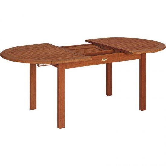 MESA DE MADEIRA JATOBA OVAL FITT ECO BLINDAGE 2000X1000X750 ECO BLINDAGE