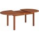 MESA DE MADEIRA JATOBA OVAL FITT ECO BLINDAGE 2000X1000X750 ECO BLINDAGE