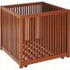 CACHEPO GRANDE DE MADEIRA JATOBA FITT ECO BLINDAGE