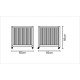 CACHEPO GRANDE DE MADEIRA JATOBA FITT ECO BLINDAGE