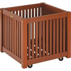 CACHEPO PEQUENO DE MADEIRA JATOBA FITT ECO BLINDAGE