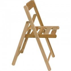 CADEIRA DOBRAVEL DE MADEIRA TECA BEER ENVERNIZADO INCOLOR