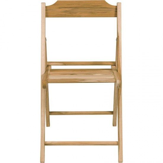 CADEIRA DOBRAVEL DE MADEIRA TECA BEER ENVERNIZADO INCOLOR