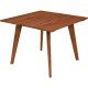 MESA DE MADEIRA MUIRACATIARA QUADRADA TOSCANA ECO CLEAR 1000X100X750MM