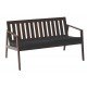 SOFA DE MADEIRA VARANDA EM MADEIRA MOGNO AFRICANO COM ACABAMENTO ENVERNIZADO 2 LUGARES TRAMONTINA