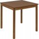 MESA DE MADEIRA QUADRADA 4 LUGARES VIENA 70 CM AMENDOA TRAMONTINA