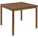 MESA DE MADEIRA QUADRADA 4 LUGARES VIENA 80 CM AMENDOA TRAMONTINA