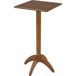 MESA DE MADEIRA ALTA QUADRADA EM TAUARI AMENDOA 50 CM TRAMONTINA