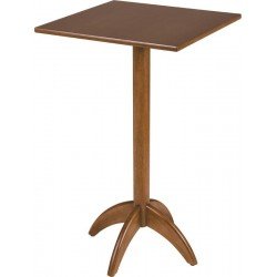 MESA DE MADEIRA ALTA QUADRADA EM TAUARI AMENDOA 60 CM TRAMONTINA