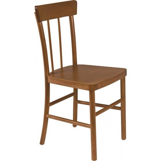 CADEIRA DE MADEIRA DANUBIO EM TAUARI AMENDOA SEM BRACOS TRAMONTINA