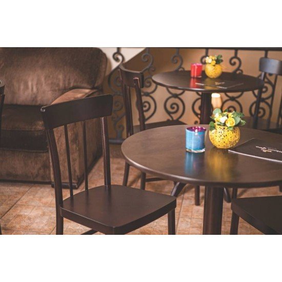 CADEIRA DE MADEIRA DANUBIO EM TAUARI TABACO SEM BRACOS TRAMONTINA