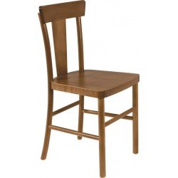 CADEIRA DE MADEIRA ADELE EM TAUARI AMENDOA SEM BRACOS TRAMONTINA