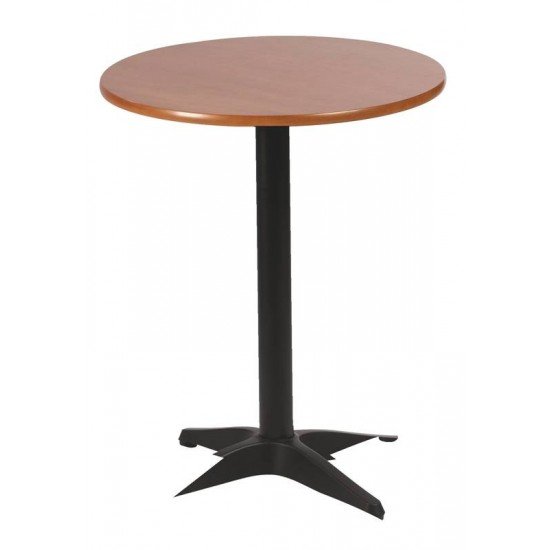 MESA REDONDA COM TAMPO DE MADEIRA TAUARI TRAMONTINA