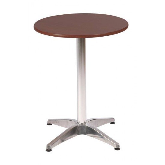 MESA REDONDA COM TAMPO DE MADEIRA TAUARI TRAMONTINA