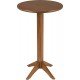MESA DE MADEIRA LONDON BISTRÔ REDONDA EM TAUARI AMENDOA 2 LUGARES 60 CM TRAMONTINA