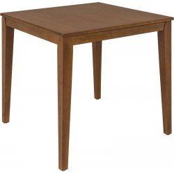 MESA DE MADEIRA LONDON QUADRADA EM TAUARI AMENDOA 4 LUGARES 70 CM TRAMONTINA