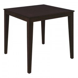 MESA DE MADEIRA LONDON QUADRADA EM TAUARI TABACO 4 LUGARES 70 CM TRAMONTINA