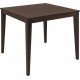 MESA DE MADEIRA LONDON QUADRADA EM TAUARI TABACO 4 LUGARES 80 CM TRAMONTINA