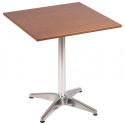 MESA QUADRADA COM TAMPO DE MADEIRA TAUARI TRAMONTINA